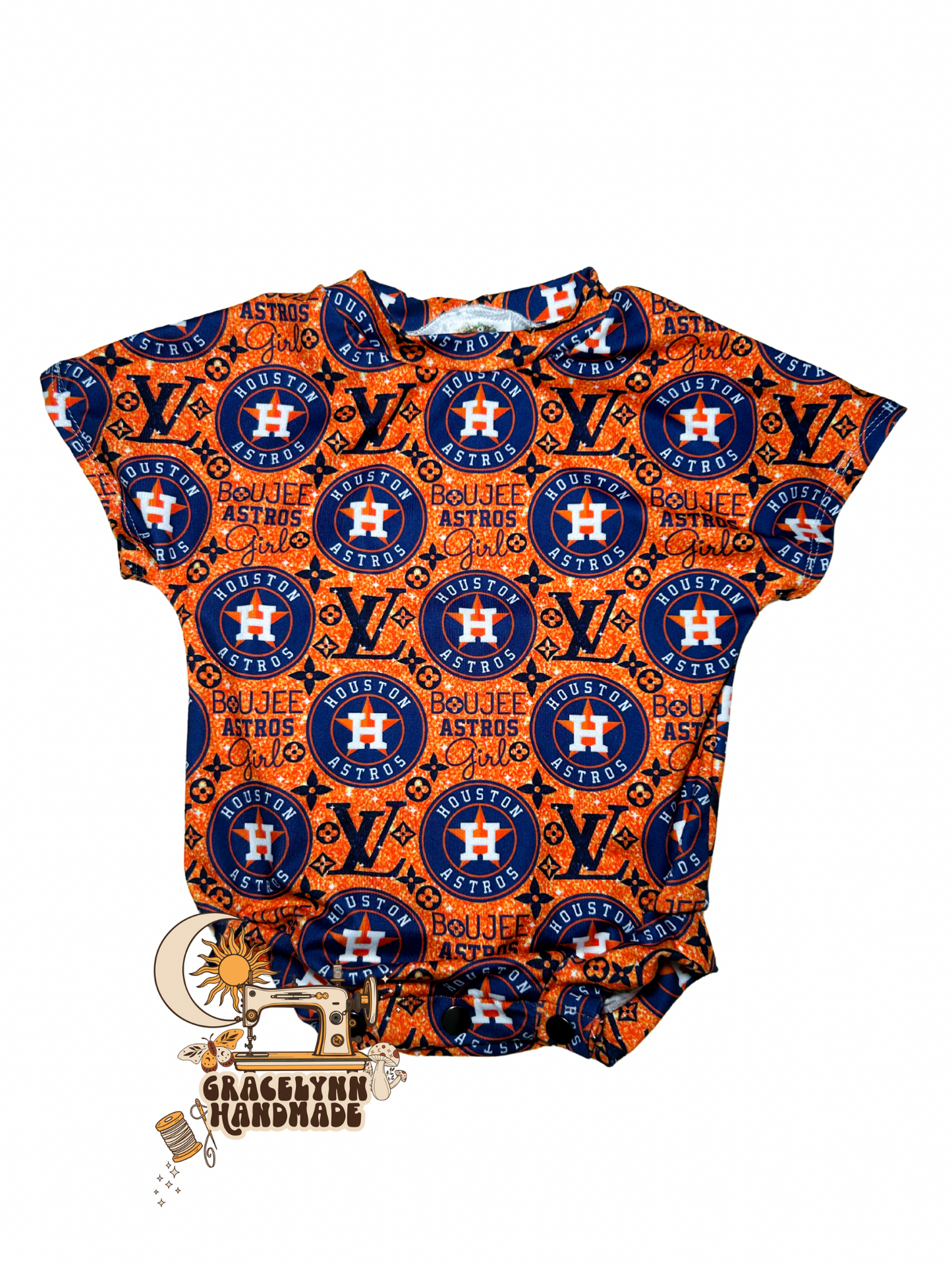 3/6 Tee Romper w/ Snaps