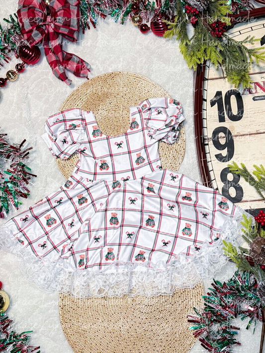 2T Brielle dress / puff sleeves